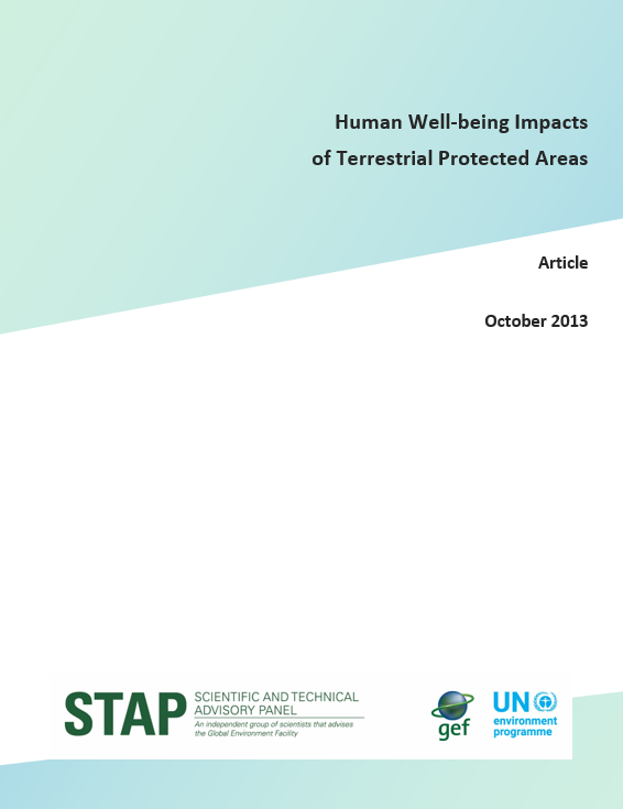 Human well-being impacts of terrestrial protected areas
