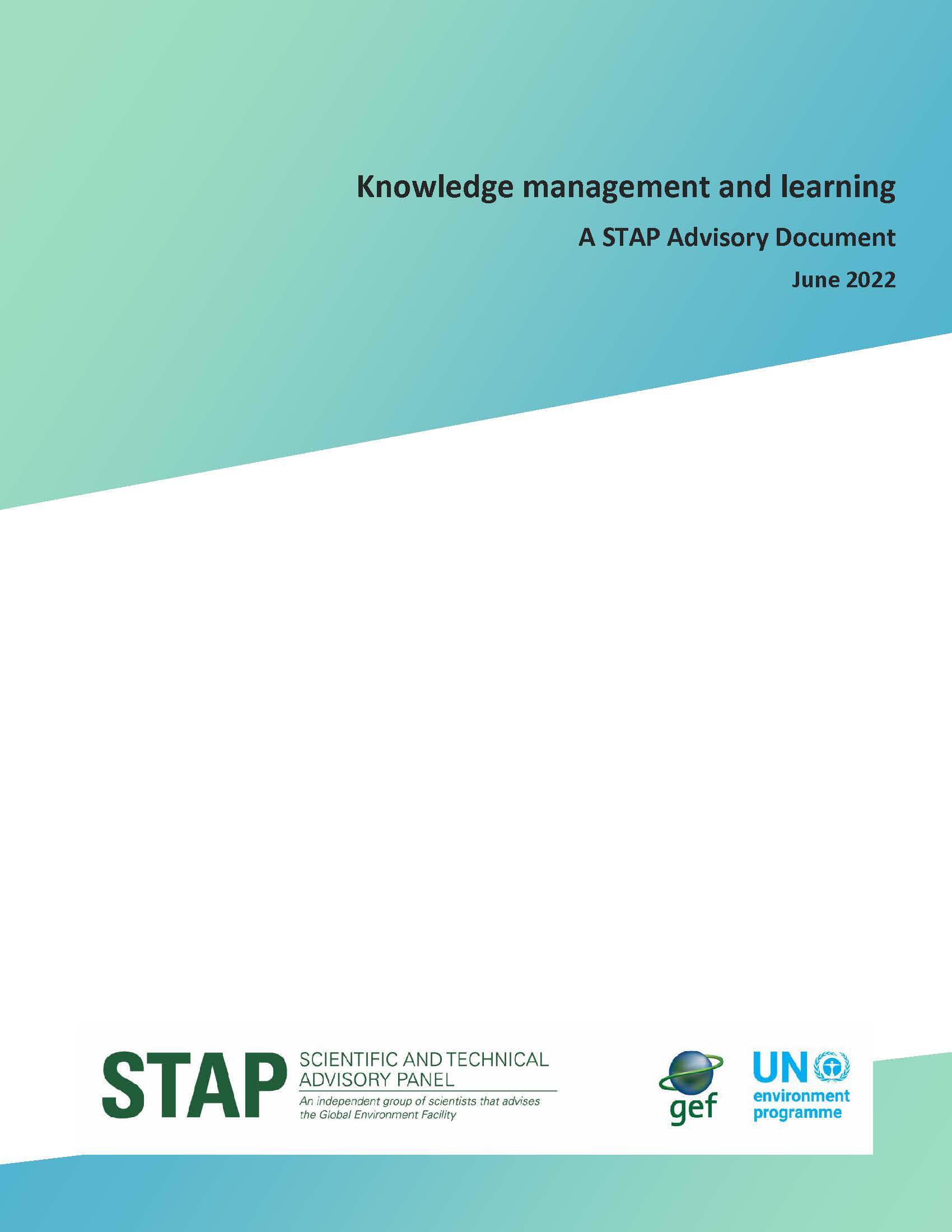 Knowledge management and learning