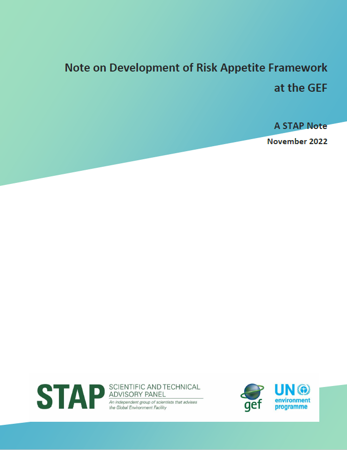Note on Development of Risk Appetite Framework at the GEF